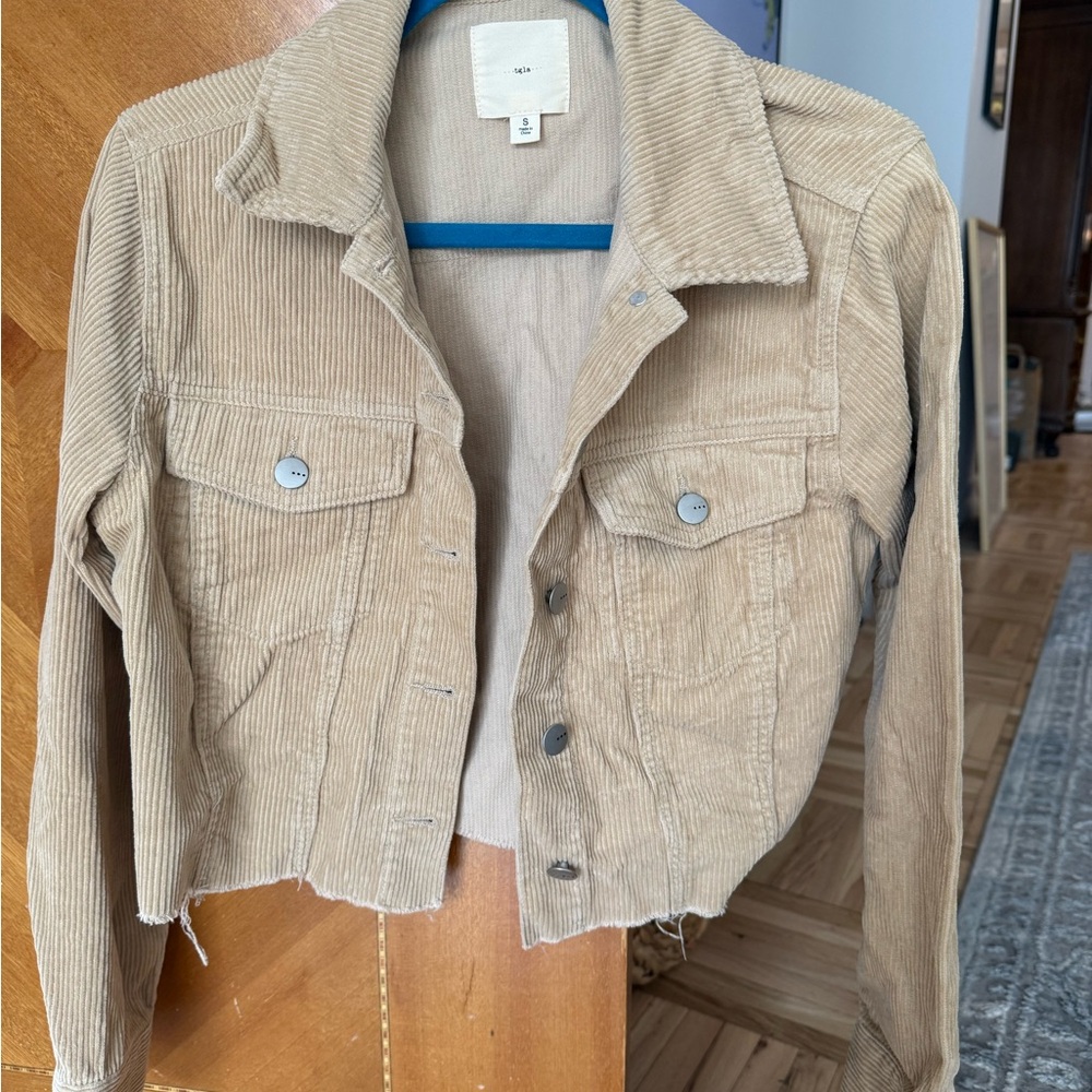 Tan Corduroy Women's Jacket